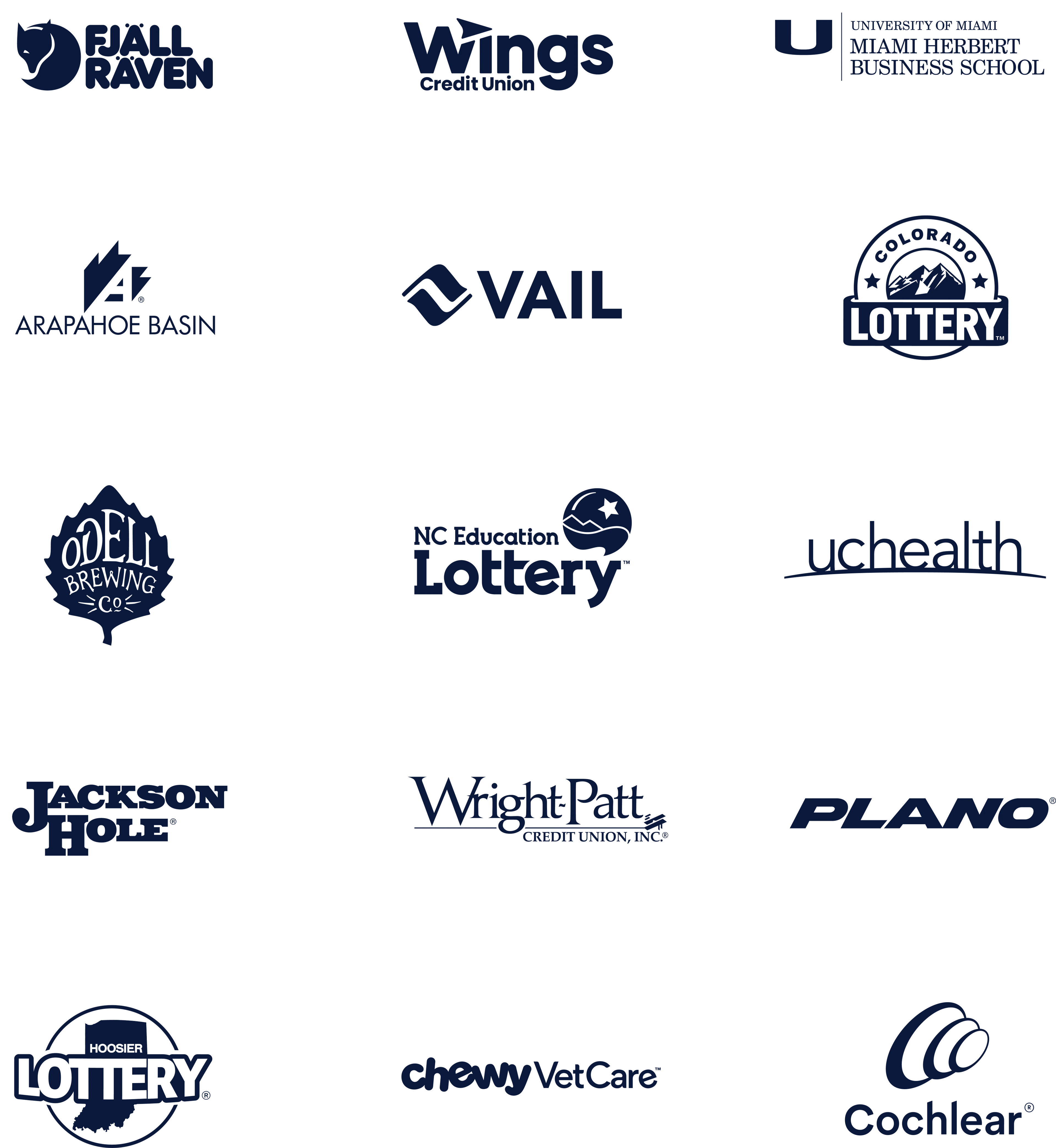 Brand Partner Logos - Mobile View